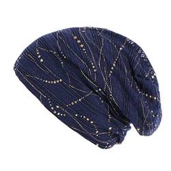 Zhiyao Chemo Hut Damen Spitze Beanie Mütze Kopftuch Super Weich Slouchy Turban Kopfbedeckungen Kopf Wraps Stirnband Nachtschlafkappe Hut von Zhiyao