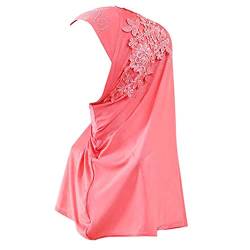 Zhiyao Damen Hijab Muslimische Muslimische Frauen Schal Kopfbedeckung Hidschab Islamische Gesichtsschleier Turban Hals Chemo Kappe Bandana Haartuch Beanie Mützen von Zhiyao