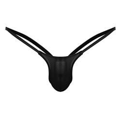 Zhiyao Herren G Strings Micro Mini Slip Männer Tanga Thong Unterwäsche Transparent Bikinislips T-Back Shorts Briefs Erotik Hipster Jockstrap Niedrige Taille Unterhosen Reizwäsche Dessous von Zhiyao