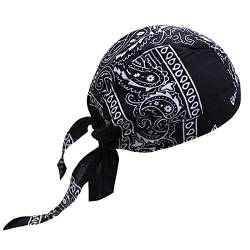 Zhiyao Sports Bandana Cap Outdoor Kopftuch Hip Hop Hut Helmmütze für Herren Atmungsaktive Drucken Kappe Fahrrad Kopfbedeckung Schnell-trocken Anti-UV Radfahren Kopftuch von Zhiyao