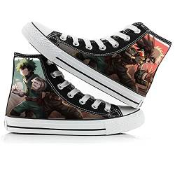 My Hero Academia Schuhe High-Top Canvas Schuhe Graffiti Freizeitschuhe Anime Schuhe Sneakers für Damen und Herren, Typ 9, 39 EU von Zhongkaihua