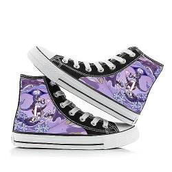 Zhongkaihua Anime Charakter Nahida, Raiden Shogun, HuTao Figur Gedruckt High Top Canvas Schuhe Unisex Anime Cosplay Schuhe Mode Casual Sneakers für Erwachsene Frau Mann Teen, Typ5, 37 1/3 EU von Zhongkaihua