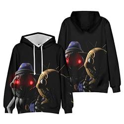 Zhongkaihua FNAF Hoodie FNAF Security Breach Hoodie Sundrop and Moondrop Cosplay Hoodie Sweatshirt für Teenager Erwachsene, Typ3, M von Zhongkaihua