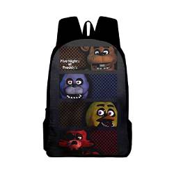 Zhongkaihua FNAF Rucksäcke Student Supplies Kinder zurück zu Schule Tasche 3D gedruckt Cartoon Anime Casual Daypack Bookbag für Jungen Mädchen Kinder von Zhongkaihua