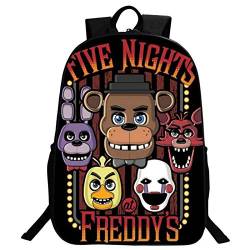 Zhongkaihua FNAF Schulranzen FNAF Grundschulrucksack 3D Druck Casual Schultasche für Jungen und Mädchen, Typ 3 von Zhongkaihua