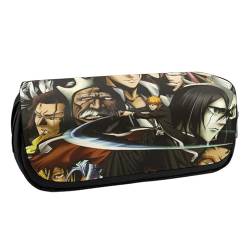 Zhongkaihua Kurosaki Ichigo Kuchiki Byakuya Anime Federmäppchen Männer Mädchen Große Kapazität Schreibwaren, Cute Polyester Pencil Case Kinder Schule Zuhause Beutel von Zhongkaihua