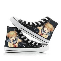 Zhongkaihua My Hero Academia Canvas Schuhe MHA Merch Anime Figuren Gedruckt Casual High-Top Schuhe Mode Turnschuhe Sport Sneaker für Damen Herren, 5, 42.5 EU von Zhongkaihua