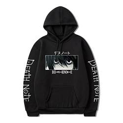 Zhongkaihua The Death Note Hoodie 3D Anime Figure Printed Hoodie Sweatshirt Casual Top Pullover für Kinder Erwachsene, Typ 4, XXL von Zhongkaihua