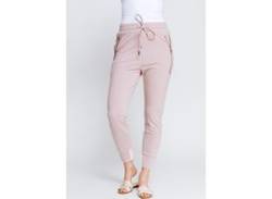 Jerseyhose ZHRILL "FABIA" Gr. XL, N-Gr, rosa (rose) Damen Hosen Jerseyhosen mit Musterung von Zhrill
