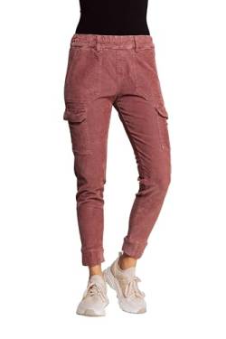 Zhrill Damen Cord-Cargohose Daisey in Rose - N523891-N6391, Größe:S von Zhrill