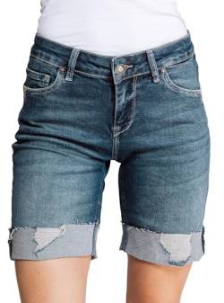 Zhrill Damen Jeans Short NOVA in Blue - D122763-W7506, Größe:28 von Zhrill