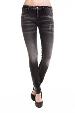Zhrill Hose Damen Jeans Skinny Fit Mia D519696 in Black Schwarz, Größe:25 von Zhrill