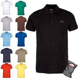 Ziatec Kappa Herren Poloshirt Edition mit praktischem Wäschenetz 1er bis 6er Packs in vielen Farben verfügbar, Größe:3XL, Farbe:1 x Asphalt/grau von Ziatec