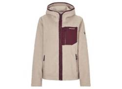 Fleecejacke ZIENER "JUHA" Gr. 46, beige Damen Jacken Sportjacken von Ziener