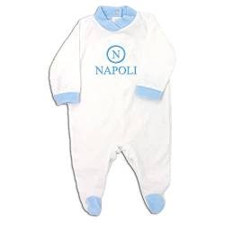 Zigozago - "Napoli - Baby Jungen Overall Einteiler Strampler mit Fuss aus Baumwolle Samt GRÖSSE 6/9 Monate - Baby Länge (von Kopf bis Fuß): 68-74 - Farbe: Blau von Zigozago