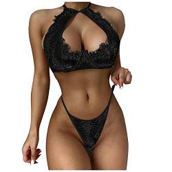 Sport BHS Damen Bequemer BH Dessous Dessous Damen Sexy Unterwäsche Reizwäsche Für Sex Damen Bra Crop Top Komfort BH Push Up Yoga BH Bra Top Damen Spitze BH Ohne Bügel von Zilosconcy