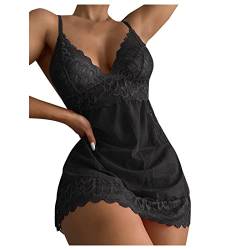 Zilosconcy Damen Unterwäsche Lingerie Sexy Reizwäsche Spitze Bodysuit Sexy Dessous Damen Für Sex Damen Sexy Nachtwäsche Nachtwäsche Sexy Damen Push Up BH + Panty Verführerische Reizvoll Babydoll von Zilosconcy