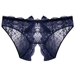 Zilosconcy Spitze Unterhose Thong Erotisch String Unterhose Fit Lingerie Erotische Wäsche Dessous Slip Panties Sexy Damenwäsche Unterwäsche Schlüpfer Aushöhlen Panties Hipster Damen Tanga String von Zilosconcy