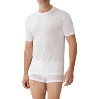 Zimmerli Herren T-Shirt weiß Baumwolle unifarben von Zimmerli
