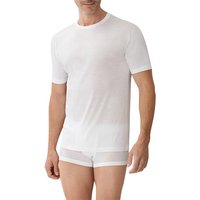 Zimmerli Herren T-Shirt weiß Baumwolle unifarben von Zimmerli