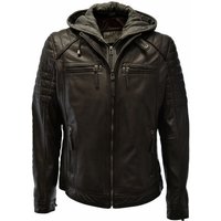 Zimmert Leather Lederjacke Carlo mit abnehmbarer Kapuze von Zimmert Leather