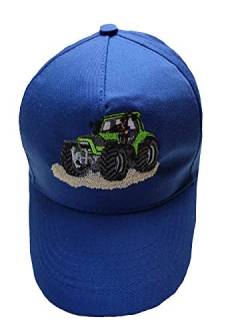 Zintgraf Cap Baseball Kappe Traktor Stickerei grüner Trecker graue Felgen (azurblau) von Zintgraf