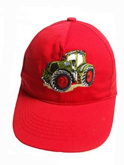 Zintgraf Jungen Base Cap - Baseball Kappe Traktor Stickerei (rot) von Zintgraf