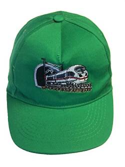 Zintgraf Jungen Baseball Kappe Schnellzug Cap mit Eisenbahn Zug Stickerei (grün) von Zintgraf