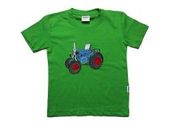 Zintgraf Oeko-TEX® T-Shirt Stickerei Oldtimer Traktor W64 (128, Grün) von Zintgraf