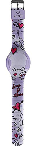 - LED-Kinderuhr mit Band aus Silikon, Kollektion Limited GRANDE Love U Mum von Zitto