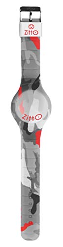 Zitto! Damen Uhr aus Silikonem Kollektion Limited cod. URBANCAMO-G von Zitto