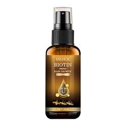 Biotin Haarspray, 30ml Haarglättende Essenz, Haarspray für alle Haartypen, Haarspray zum Ausdünnen/Reparieren von Haarfollikeln, Biotinspray für Männer und Frauen von Ziurmut