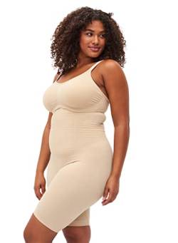 Zizzi Damen Große Größen Shapewear Overall Gr. 52-56 Nude von Zizzi