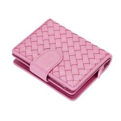 ZoCkz Damen-Geldbörsen, echtes Leder, Geldscheinklammern, Abendtaschen, Kartenetuis, Geldbörsen, Geld-Organizer, Geldbörsen (Color : Pink) von ZoCkz