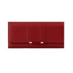 ZoCkz Damenbrieftaschen, Visitenkartenetuis, Lederhandtaschen, Geldklammern, Abendtaschen, Geldbörsen (Color : Red) von ZoCkz