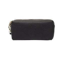ZoCkz Damenhandtaschen, Geldbörsen, Geldbörsen, Geldbeutel aus echtem Leder (Color : Black) von ZoCkz