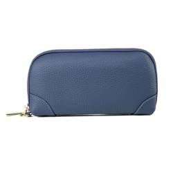 ZoCkz Damenhandtaschen, echtes Leder, Geldbörsen, Geldbörsen, Visitenkartenetuis, Geldorganisatoren, Taschen (Color : Blue) von ZoCkz