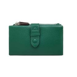 ZoCkz Geldscheinklammern, Visitenkartenetuis, Damenbrieftaschen, Echtleder-Geldbörsen, Sperrbrieftaschen (Color : Green) von ZoCkz