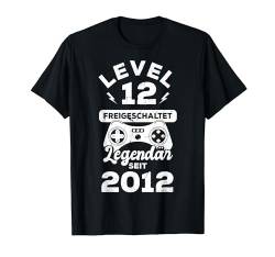 Level 12 Geburtstag Junge Kinder Deko Lustig 2012 12er T-Shirt von Zocker Stylez Gamer Geburtstag Geschenke 2024