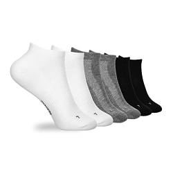 Zockn Sneakersocken Unisex aus Bio-Baumwolle | 6 Paar - 47-50 / Mix I einfarbig I OEKO-TEX® I Anti-Loch I Nachhaltig I Super-Bequem von Zockn