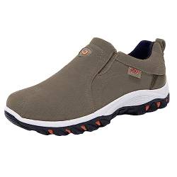 Zofedap Sneaker Herren Turnschuhe Atmungsaktiv Ohne Schnürsenkel Outdoor Fitnessschuhe Freizeitschuhe Hallenschuhe Sportschuhe Walkingschuhe Sommerschuhe Laufschuhe von Zofedap