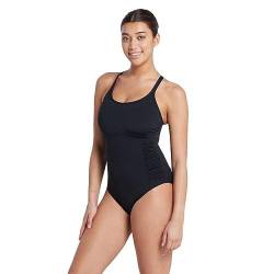 Zoggs Damen Multiway 1 Piece-Ecolast+ Badeanzüge, schwarz, 40 von Zoggs