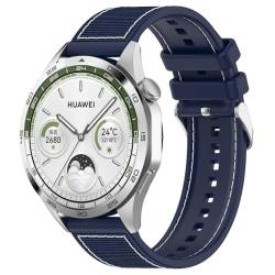 Zohmuly Kompatibel mit Huawei watch GT4 46mm/watch 4/4pro Silikon Armbänder Uhrenarmband Sportarmband für Huawei watch GT3 SE von Zohmuly