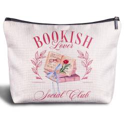 Zomhix Kosmetiktasche für Buchliebhaber, Geschenke für Frauen, Bücherliebhaber, Make-up-Tasche für Reisetasche, Geldbörse von Zomhix