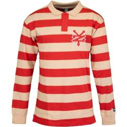 Zoo York Rugby Longsleeve Langarmshirt (DE/NL/SE/PL, Alphanumerisch, M, Regular, Regular, red/Sand) von Zoo York