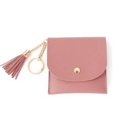 Kleines Portmonee Damen mit Schlüsselanhänger. Mini Geldbörse Damen mit 3 Taschen für Karten/Karten/Dokumente, 1 Tasche für Banknoten. Schlüsselanhänger mit Mini Tasche. Geschenke für Frauen von Zoomers