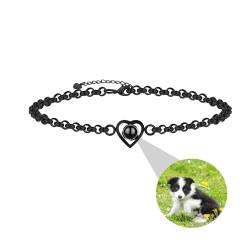 Benutzerdefinierte Armband mit Bild innen personalisierte Foto Projektion Armband Ich liebe dich Armband Liebe Herz Charme Armband für Frauen Geburtstag Weihnachten Muttertag Schmuck Geschenk von ZqlDDayUP