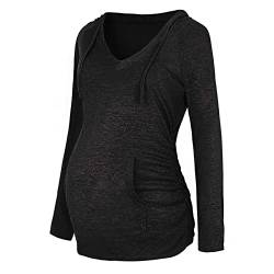 Stillshirt Umstandstop T-Shirt Damen Stilltop Kurzarm Umstandstop Tops Damen Gestreiftes Kurzarm Still T-Shirt Umstandsmode Zum Stillen Umstandsbluse Umstandsmode Mutterschafts Kurzarm Shirt kf255 von Zshosam