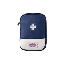 Ztexkee Kleine Erste-Hilfe-Tasche, leer, Reisegröße, Notfalltasche, tragbare Medizin-Organizer-Tasche für Reisen, Camping, Wandern, Zuhause, Büro von Ztexkee