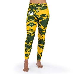 Zubaz Officially Licensed NFL Green Bay Packers Womens Lava LeggingLava Legging, Green/Gold, Medium von Zubaz